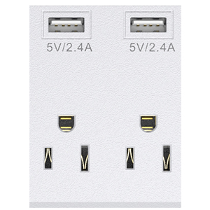 Poweradd Power Strip 6 Outlets 6 Smart USB Charging Ports Surge Protector